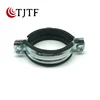 Dubai EPDM rubber lined pipe hangers with rubber support insert