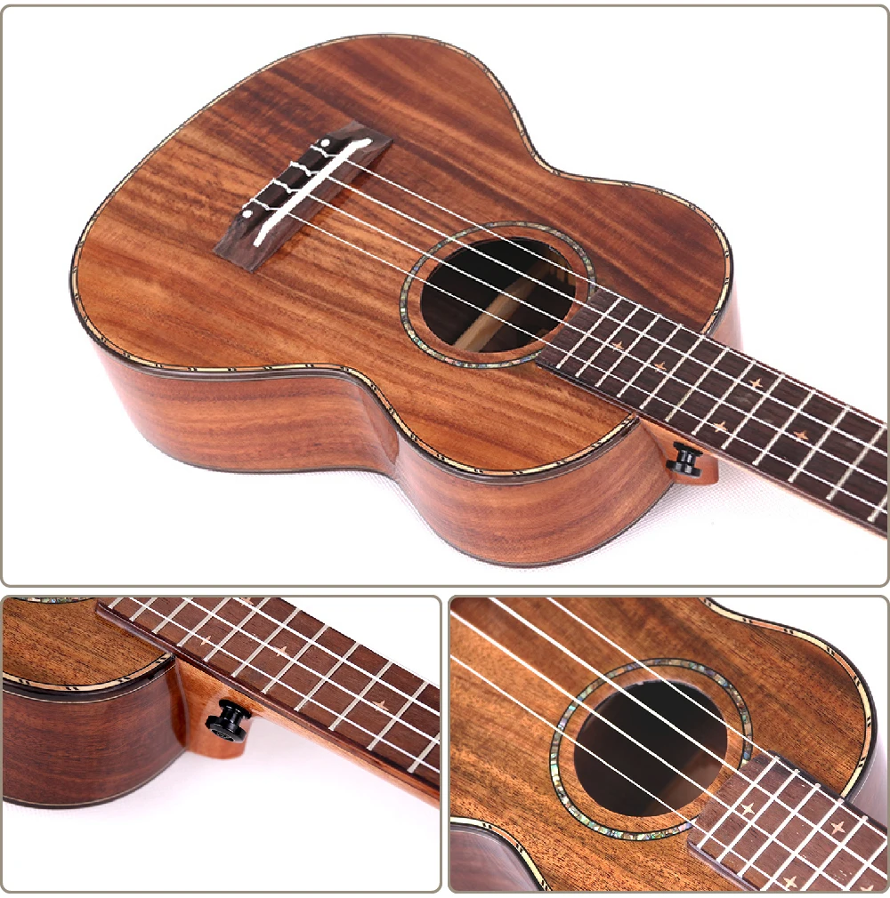 Best Quality Ukulele Solid Koa Wood With Cheap Price Buy Eq Pickup
