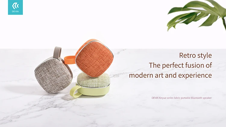 Devia Factory Promotion Cinya Series Rear Kit Outdoor Keyring Portable wireless Speaker - ANKUX.COM