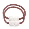2 pieces modern fancy pearl beans strong magnetic curtain tiebacks holder
