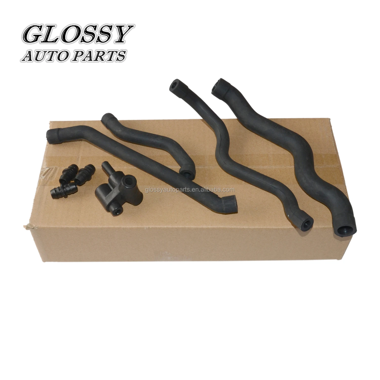 Glossy Crankcase Breather Hose Kits For W211 E500 E400 400se 117 990 15