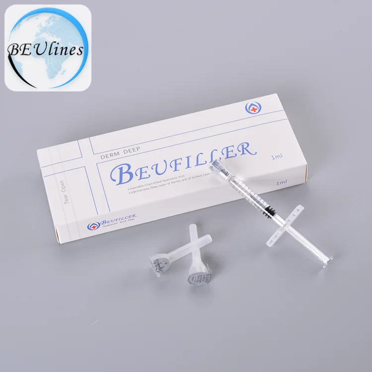 

1ml derm deep long lasting deep hialuronic acid lips contouring filler, Transparent