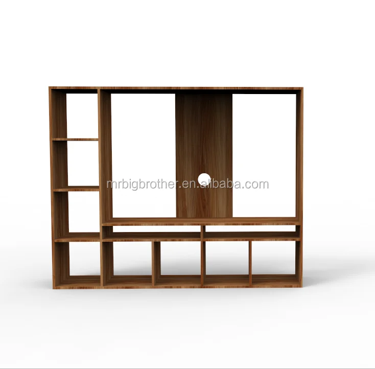 Living Room Tv Table Design Wooden Tv Stand Furniture Walnut