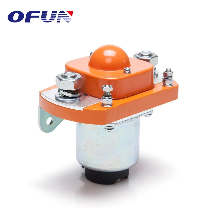 OFUN Industrial Single Coil Dc48V 200A Dc Motor Power Contactor
