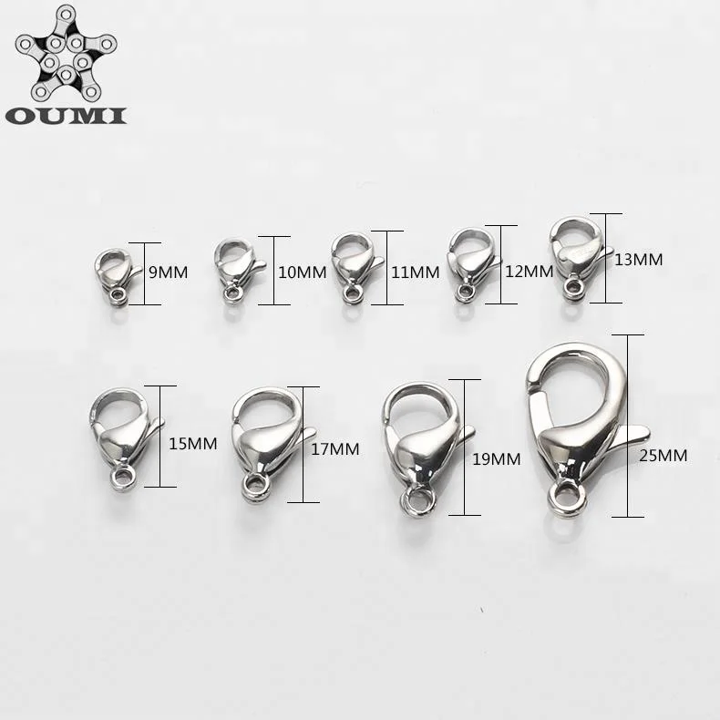 Oumi Curved Lobster Clasps Lobster Claw Clasps Diy Jewelry Fastener