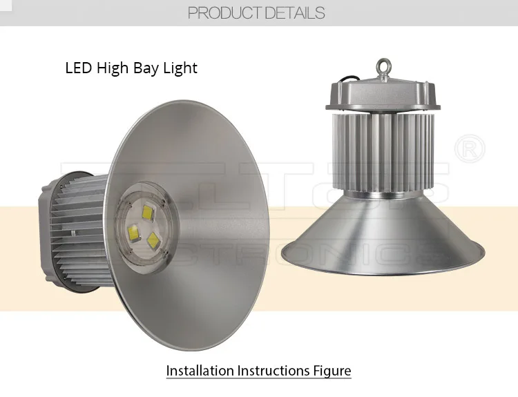 Metal Halide COB Intustria l150w LED Low Bay Lighting