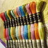 447 colors Cotton Material and Same as DMC Color cross Stitch Thread