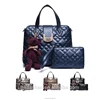 2018 New trendy Europe handbags lady's bag set handbags with small bear hand bagsset for lady made in China