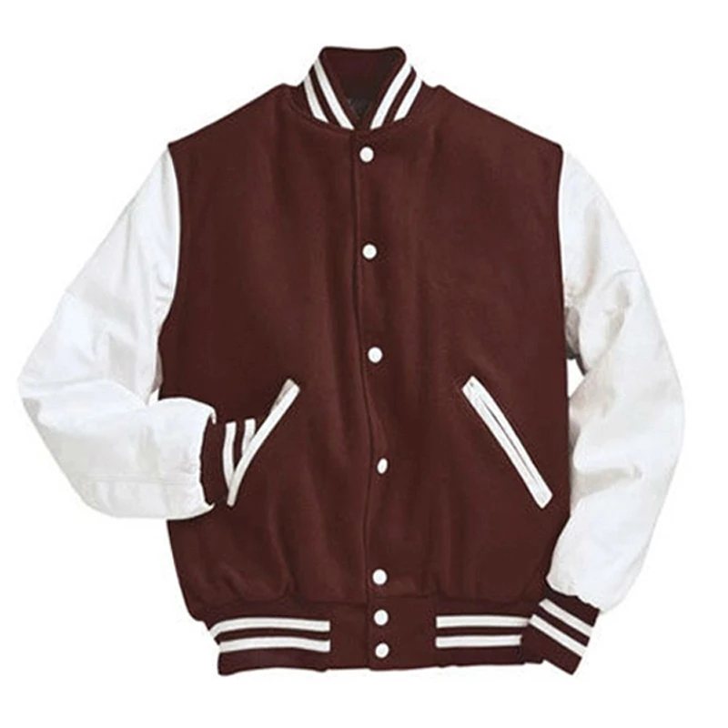 

Leather Baseball Varsity Jacket Men Varsity Jacket Custom