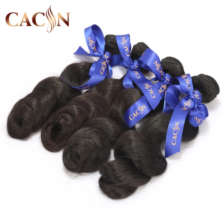 

100 percent pure original virgin cambodian loose wave bundles human hair, N/a