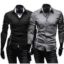 Men Shirts,Hot Sale Men’S Casual Shirts, High Quality Men Slim Fit Clothes Mens Shirts 3 Colors    ko94