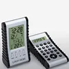 Double-sided digital calender clock with calculator