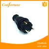 Schuko German type CE approved 16A plug/Schuko rubber plug / Rubber rewirable power plug socket