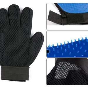 Image of Manufacturer wholesale silicone double side pet grooming glove Cat Dog