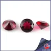 cheap price glass 5# red crystal glass stone loose red ruby