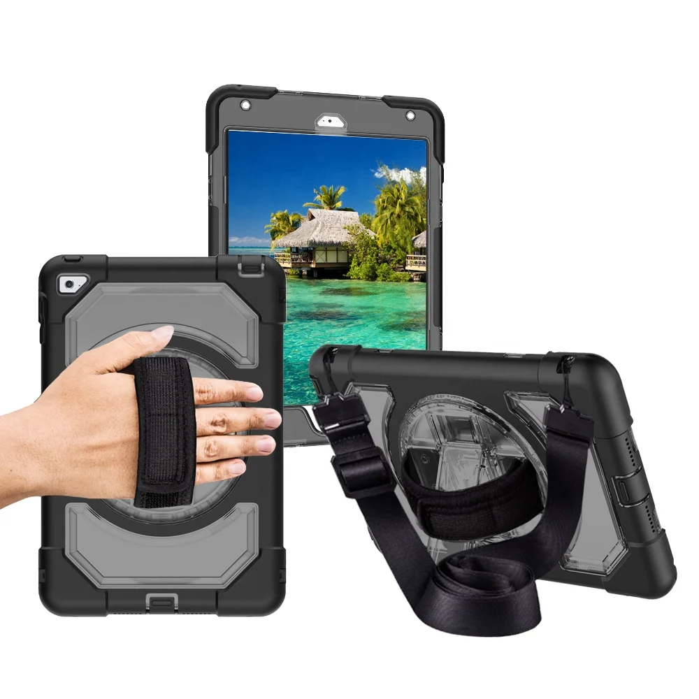

New fashion Hand strap design shockproof cases with strap For iPad mini 4