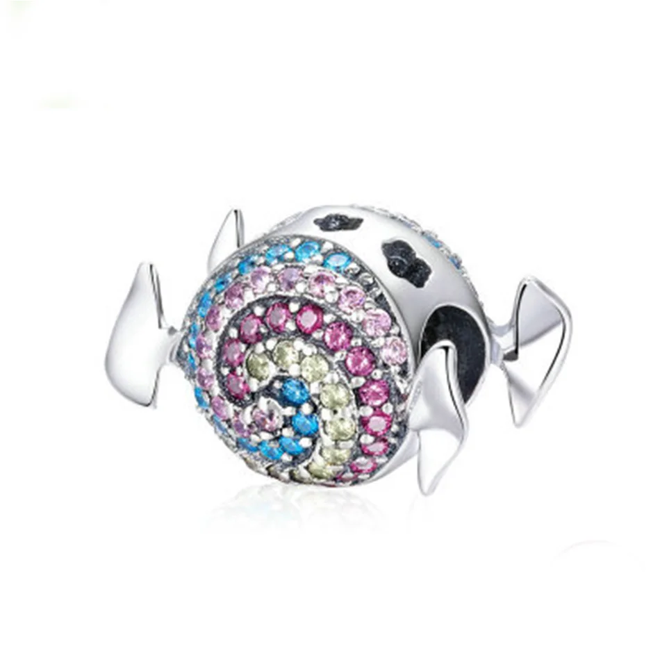 

Fashion New Collection100% 925 Rainbow Hall Silver Beads Handmade DIY Bracelet Necklace Jewelry Accessories