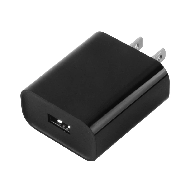 
Shenzhen Supplier 5V 2A Power Adapter Single USB Travel Black Wall US Type Charger for Mobile Phone 