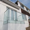 Exterior Easy Install Frameless Glass Railing With Standoff