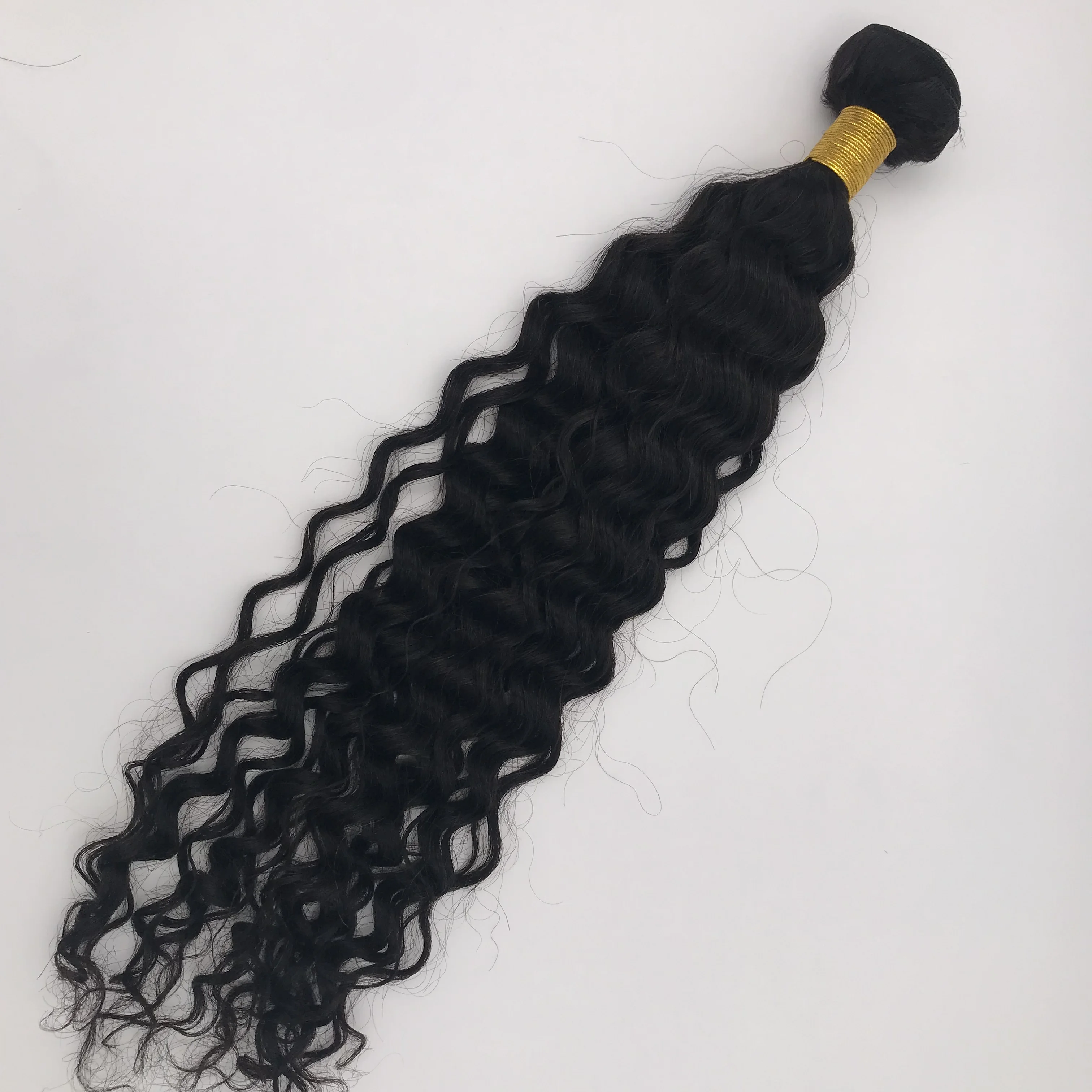 

8-30 Inch wholesale human hair weft extensions deep wave unprocessed Brazilian hair weave