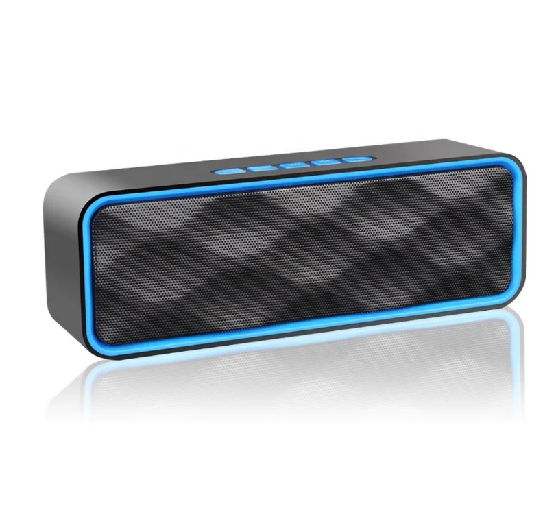 

Amazon Hot sale Cheap portable stero Speakers SC211 Wireless BT Speaker ith HD Audio Enhanced Bass Dual Driver TF Card Speaker, Black;blue;red;orange
