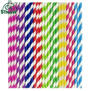 Image of new design nice looking compostable paper straws