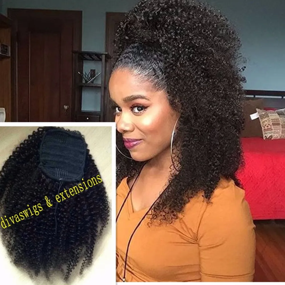 Extension Capillaire En Queue De Cheval Afro Queue De Cheval Naturelle Bouclee Et Crepue Extension De Cheveux Humains Modele 3c 140g Buy Human Hair Ponytail Drawstring Ponytail Human Hair Ponytail Product On Alibaba Com