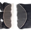 100% unprocessed virgin human hair ear to ear silk straight transparent swiss lace frontal