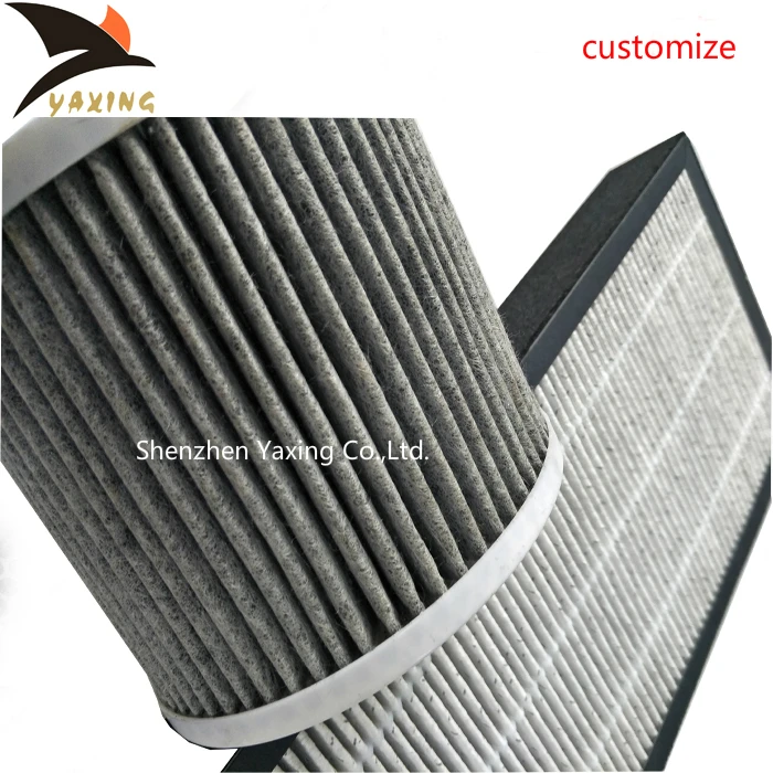 HEPA Car purifier air condition filter pre activated carbon filter sheets