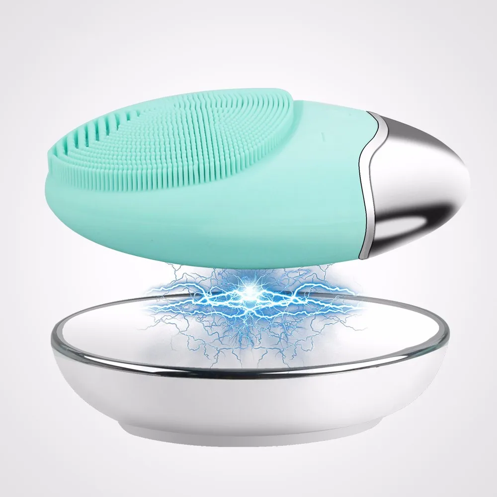 

2019 Hot Selling Portable Mini Vibration Electric Wireless Charge Face Brush, N/a