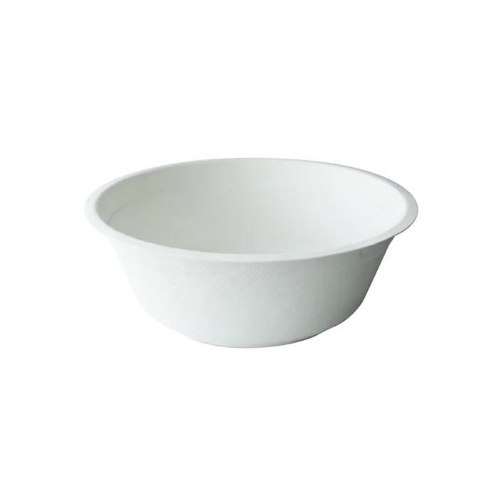 Sugarcane Disposable Paper Salad Bowl Ice Salad Bowl With Carton Packaging Soup Bowl