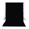3*6m Black pure cotton photo edit picture background images for photography studio