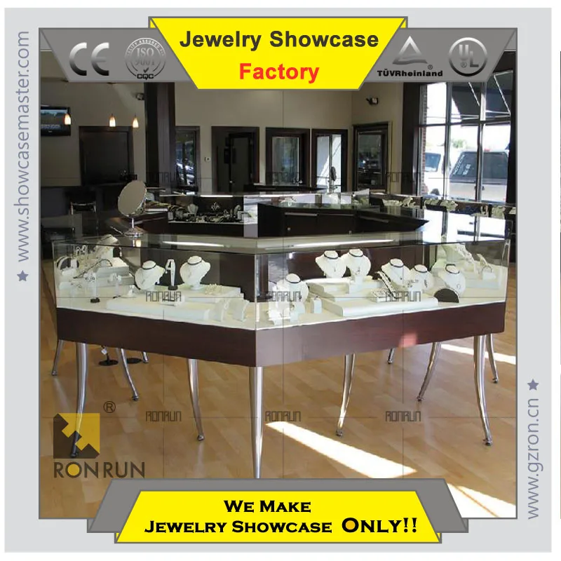 Wholesale Jewelry Showcases Display Case With Led Light For Jewelry