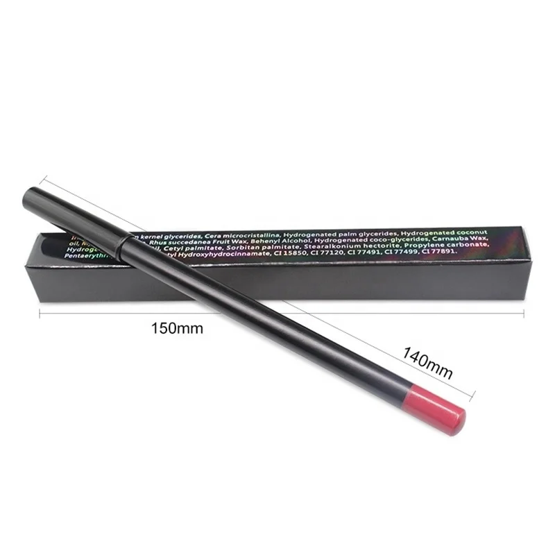 

High Quality Waterproof Dual-purpose Wooden Eyeliner ,Lip Liner Pencil