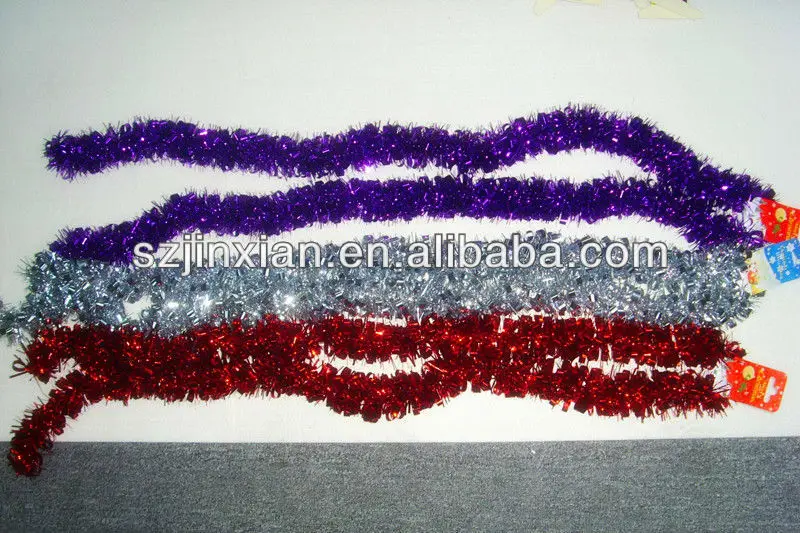 Tinsel Garland,Pvc Decorations,Christmas Decoration - Buy Tinsel