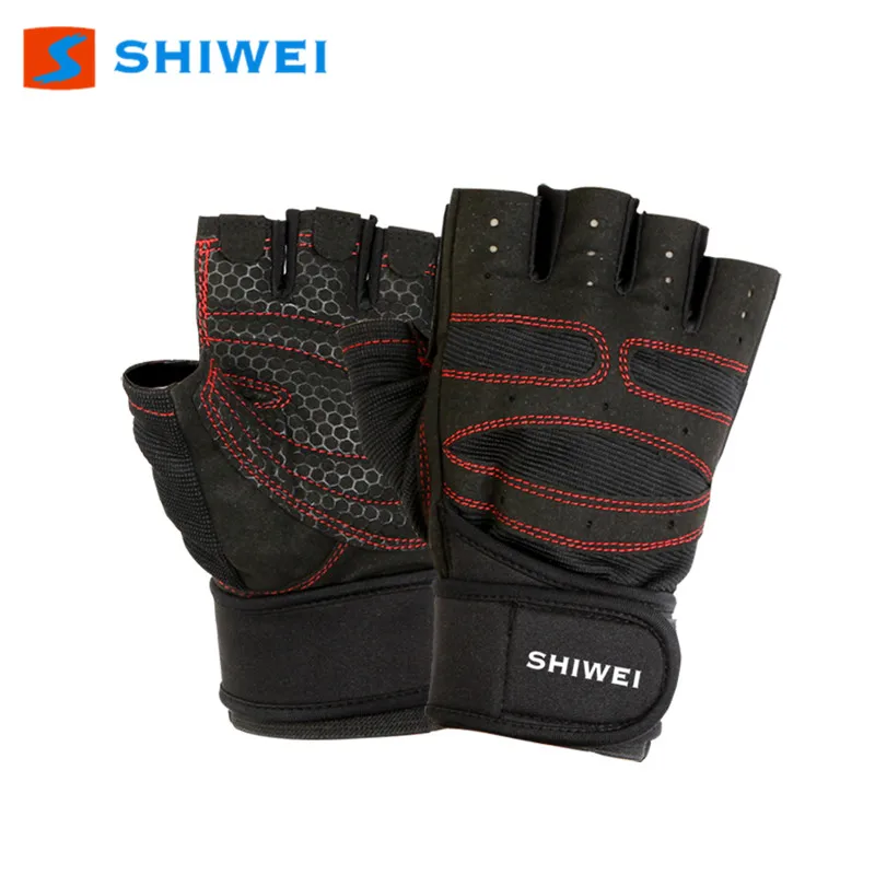 

latest SHIWEI-886# bike gloves sport glove in stock, Black with blue black with pink