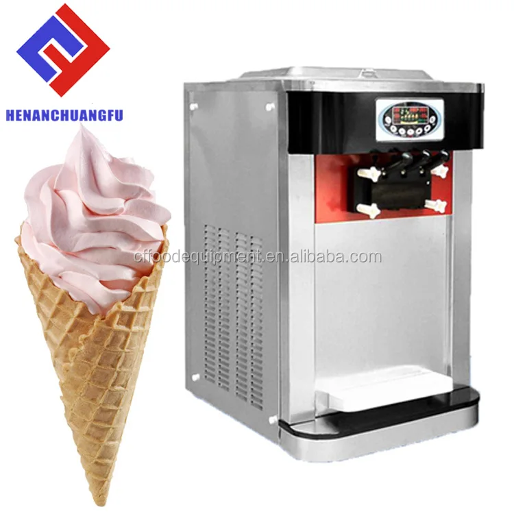 Commercial Countertop Making Soft Softy Ice Cream Machine Price