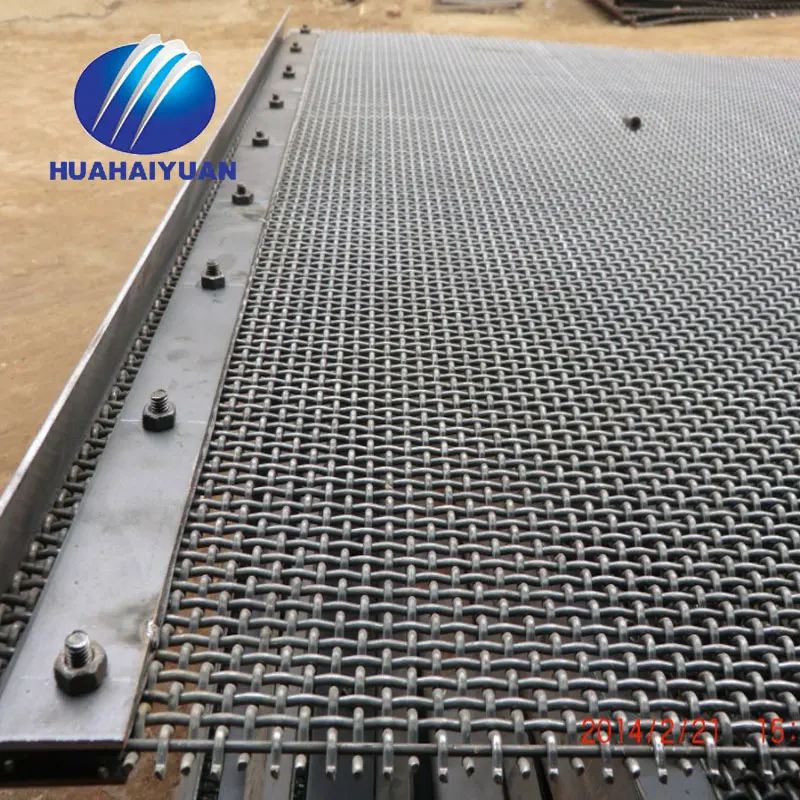 5mm Vibrating Screen Mesh 65mn Stone Woven Quarry Mesh Screen Crusher 