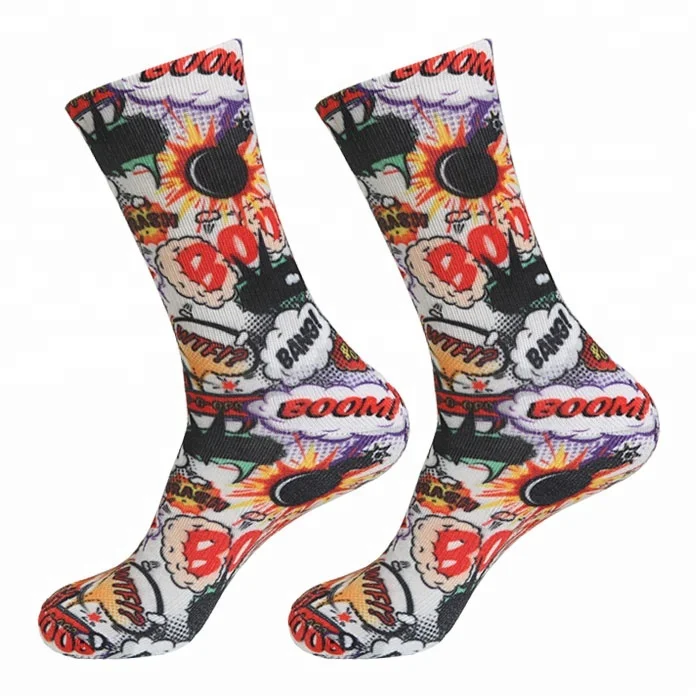 
Custom Athletic 360 Sublimation Digital Print Socks 