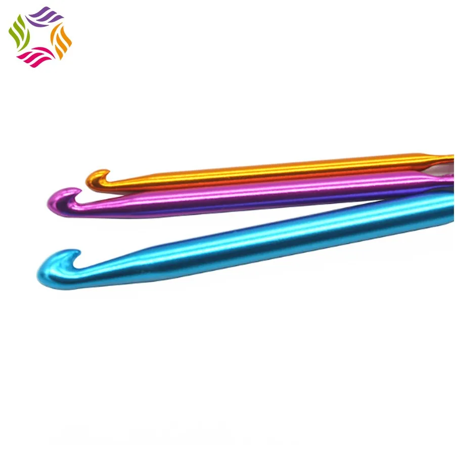 Wholesale 3pc/set Mini Crochet Hook Keychain Aluminum Crochet Hook Set