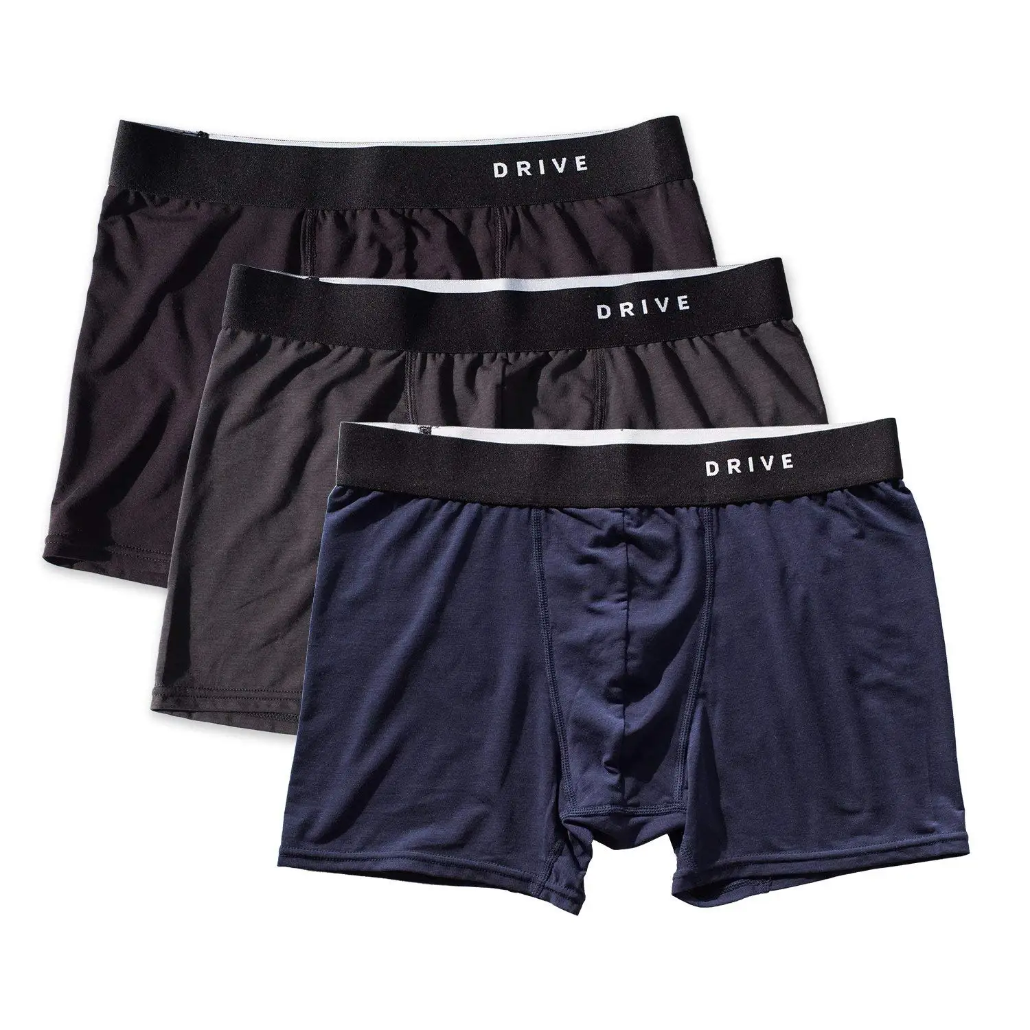 Jed North Mens 2-Pack Athletic Performance Boxer Brief Underwear for Gym and Workout
