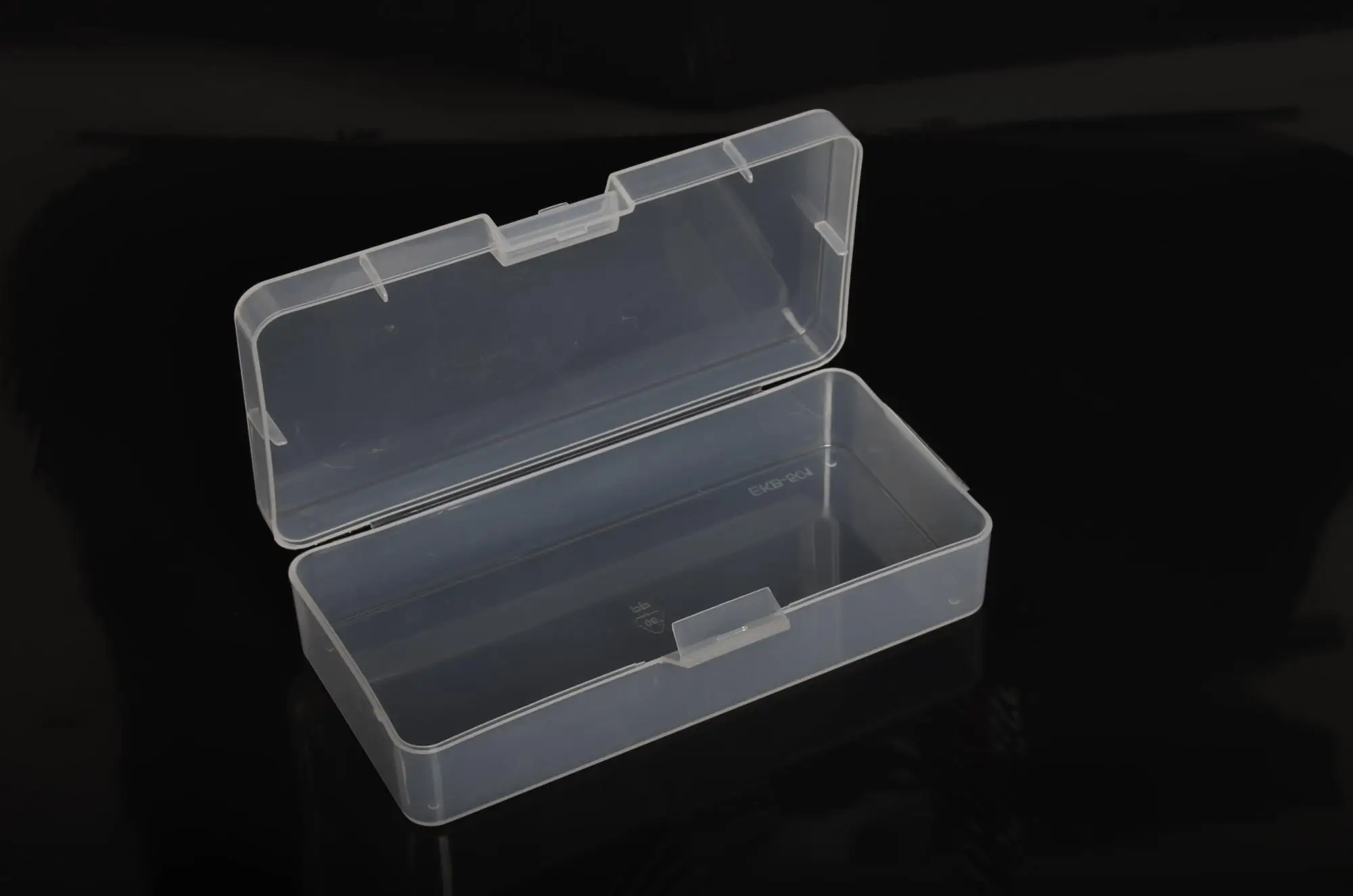 Small Hard Plastic Folding Student Pencil Storage Empty Box
