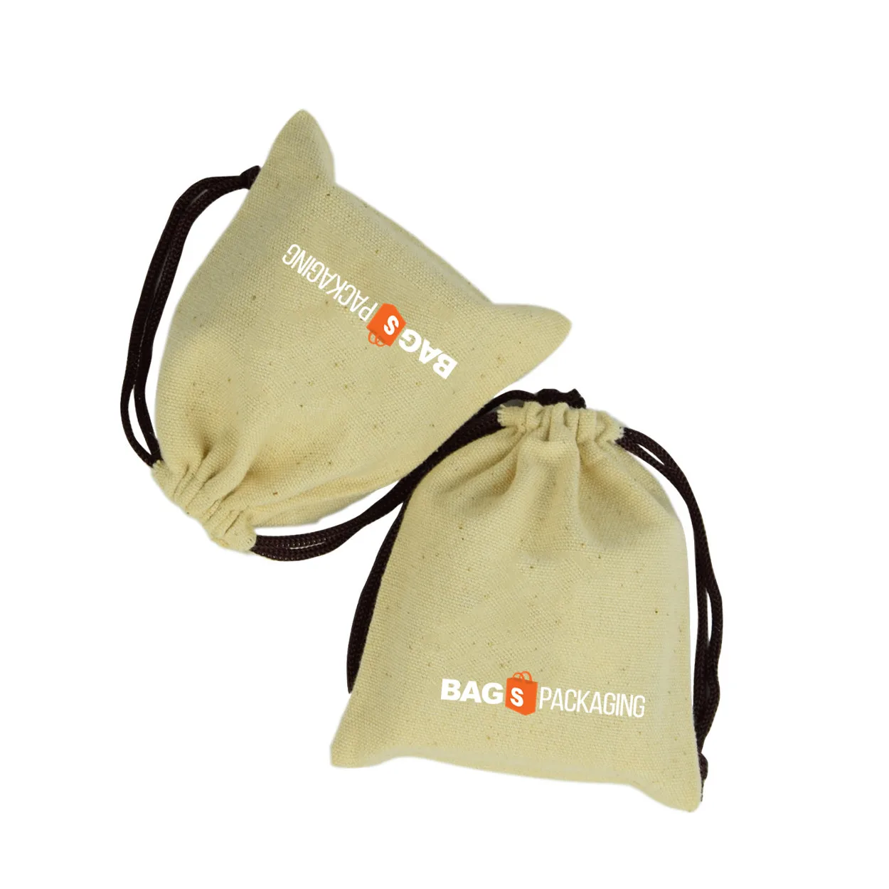 

6x9 15x23 small muslin custom organic drawstring cotton bag, Customized color