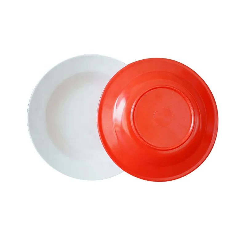 8 inch restaurant plastic melamine round plate wholesale dinner plates