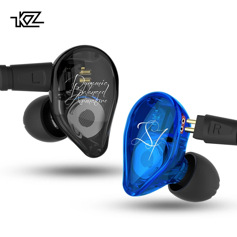 

KZ ED16 Earphone 2BA+1DD Armature &Dynamic Hybrid Headset Earphone HiFi Heavy bass Sport Earbuds With 2 pin Cable KZ ZS10 BA10