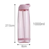 Best Quality Free Sample Personal Color Printing Wholesale Custom Logo BPA Free Tritan Water Bottles With Straw With Lid