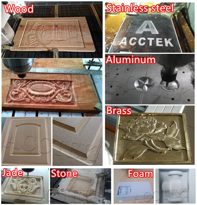 Door making woodworking cnc router AKM2030 3d wood carving cnc machine