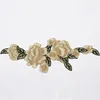 high quality applique embroidery flower neckline for girls/kids dresses flower design Chic neck trims