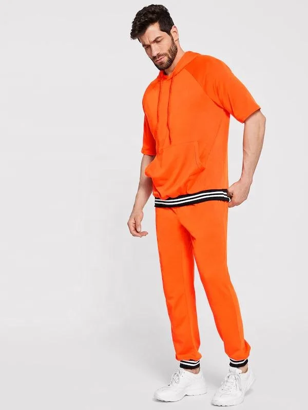 orange sweatsuit men