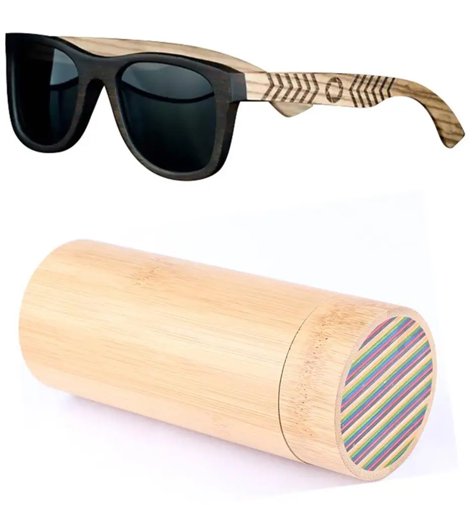 Wood Sunglasses Polarized for Men and Women bamboo sunglasses 2019 oculos solar bambu